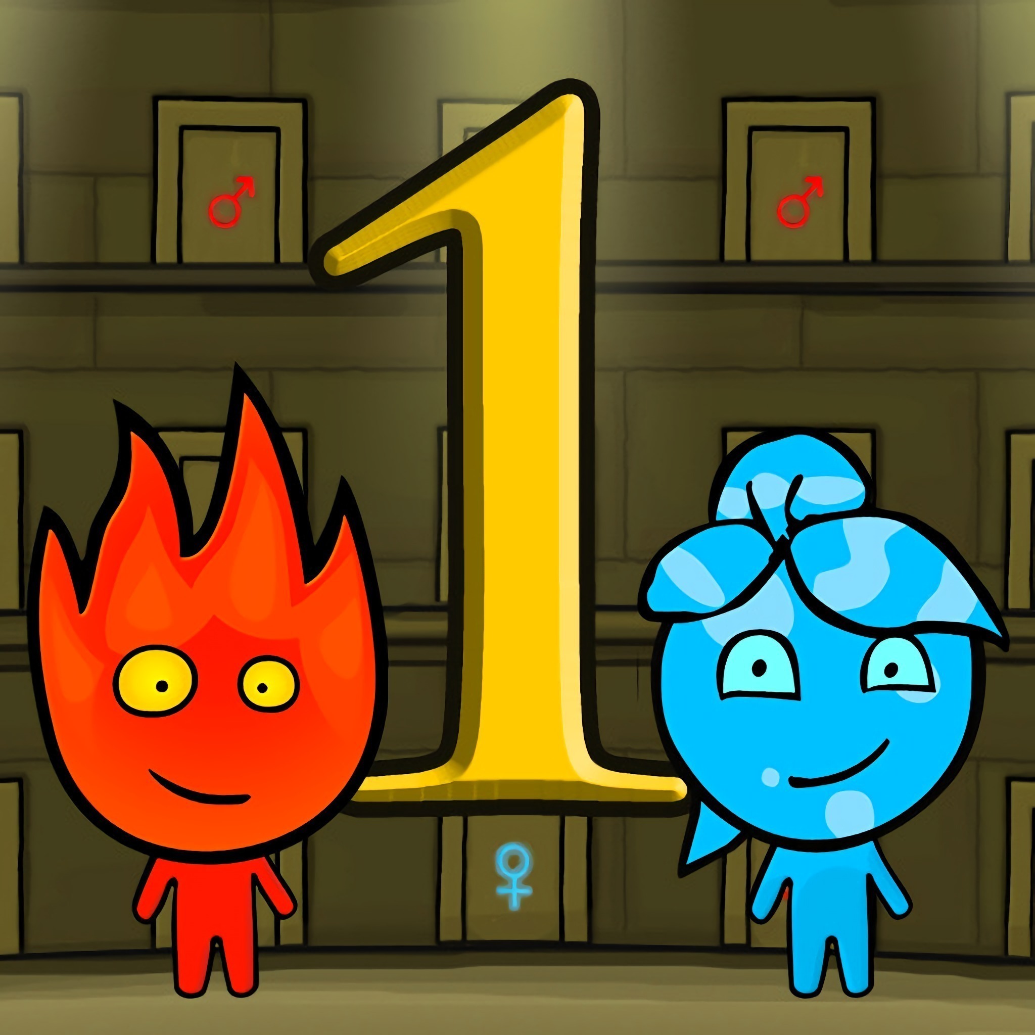 Fireboy And Watergirl In The Forest Temple